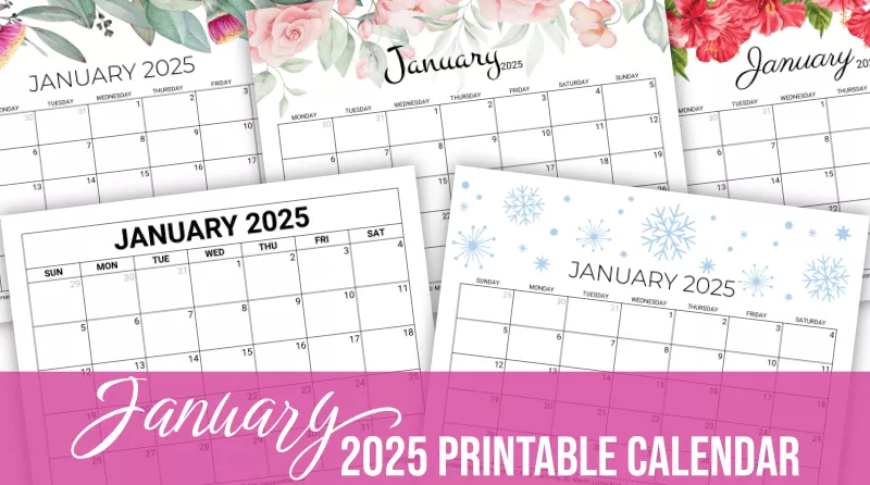 january calendar