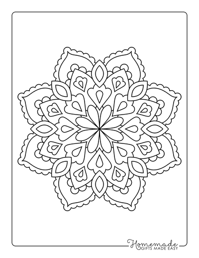 Mandala Coloring Pages 1