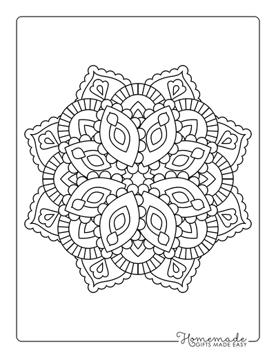 Mandala Coloring Pages 12
