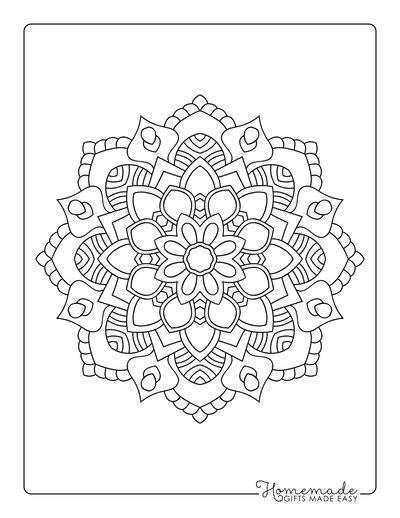 Mandala Coloring Pages 18