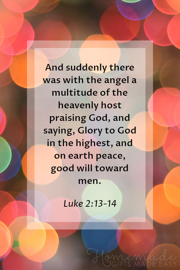 merry christmas images religious luke heavenly host 600x900