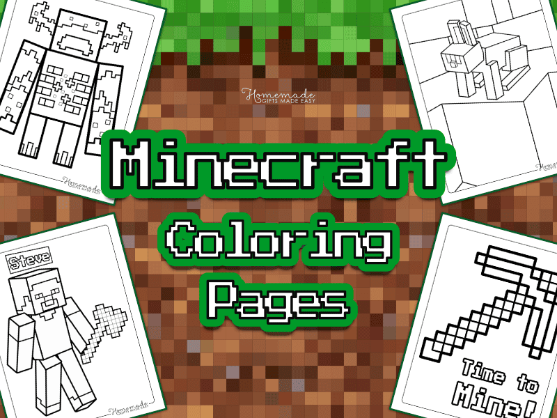 Cool Free Printable Minecraft Coloring Pages