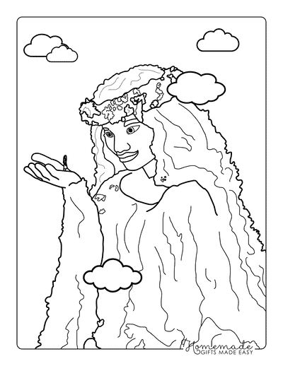 Moana Coloring Pages Easy Te Fiti and Moana Coloring Sheet