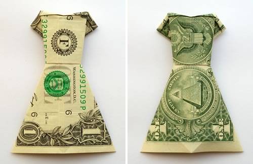 Uitgelezene Money Origami Dress - Folding Instructions with Photos & Video OY-83