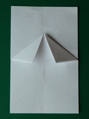 money origami dress step 3c