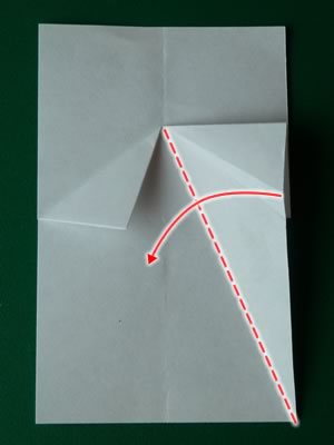 money origami dress step 4