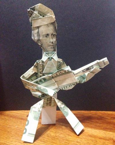 Diskurs gødning pendul Money Origami Shirt and Tie Folding Instructions