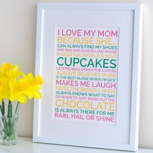 Love Mom Poster