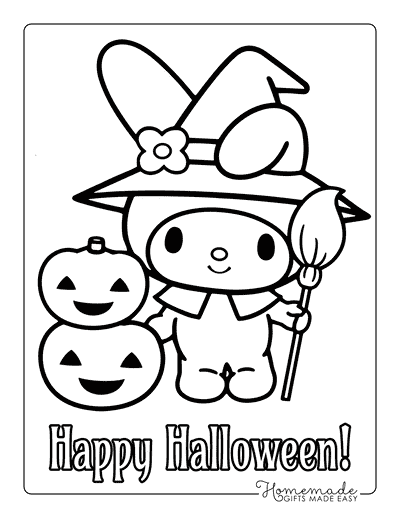 Free My Melody Coloring Pages (Printable PDFs)