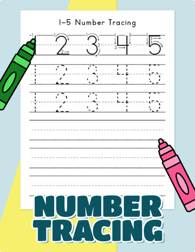 Number Tracing Worksheets