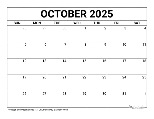 October 2025 Calendar Printable - Xoctober Calendar 2025 Printable Blank 600x464 .pagespeed.ic.nAaXjESSdY.webp