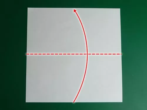 origami pentagon step 1