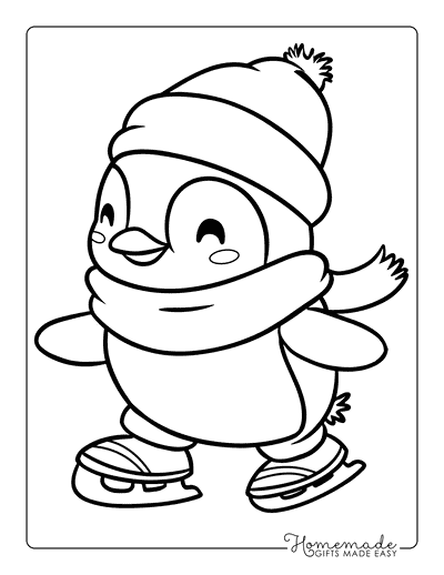 Free Penguin Coloring Pages for Kids (PDF Printables)