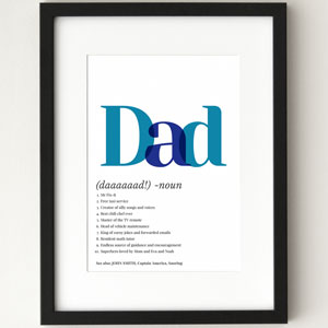 dad definition poster