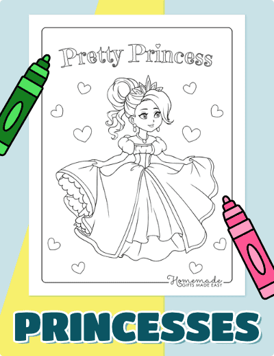 Princess Coloring Pages