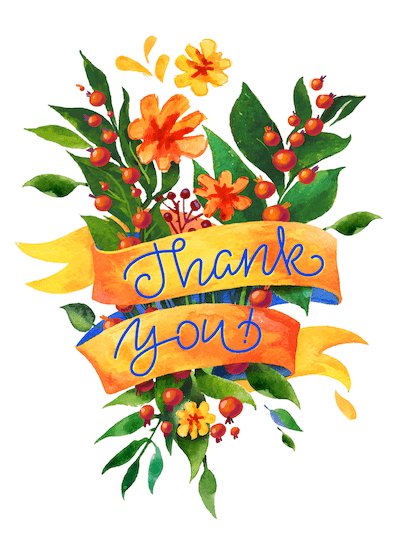 Printable Thank You Cards Tropical Bouquet