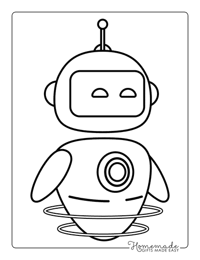 Robot Coloring Pages