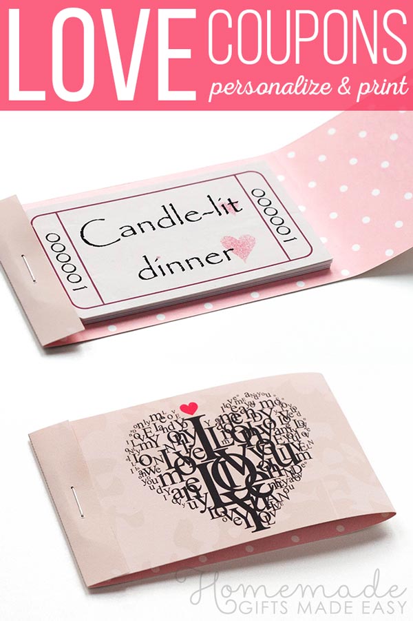 Editable Romantic Coupons Template from Homemade Gifts Made Easy