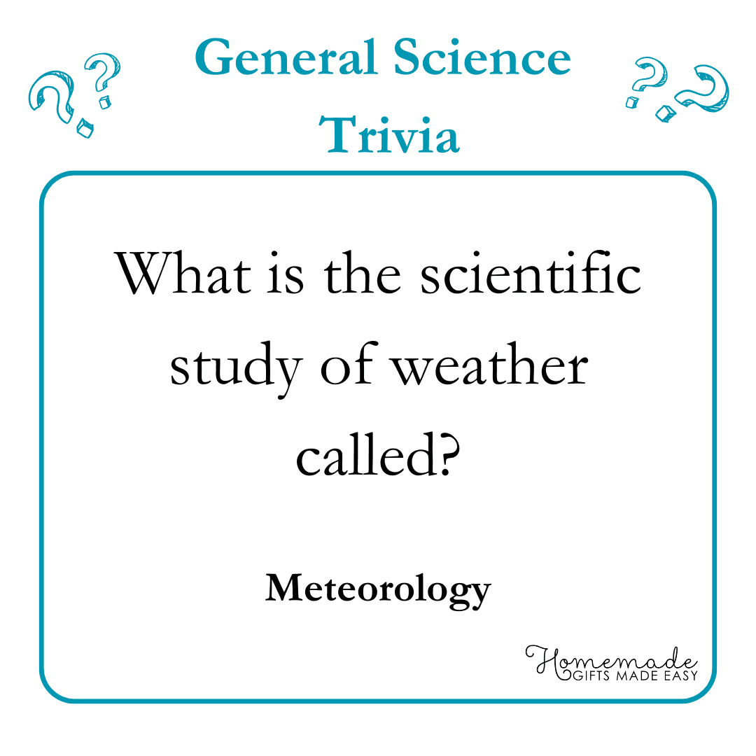 Science Trivia Questions