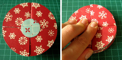 simple homemade christmas ornaments bauble step 5