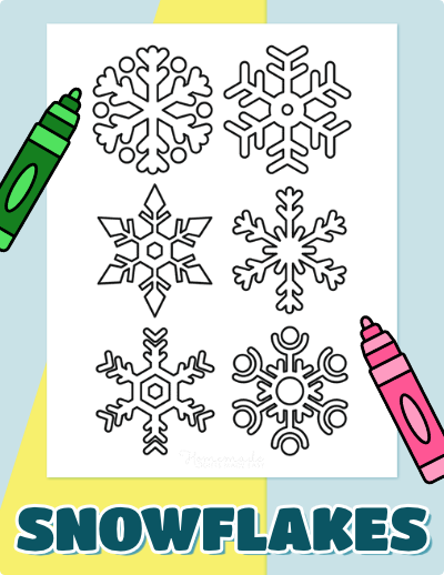 Snowflake Coloring Page