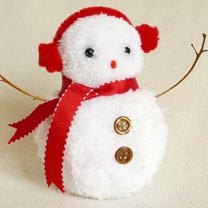 pom pom snowman