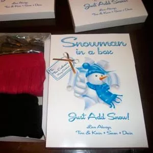 snowman in a box
