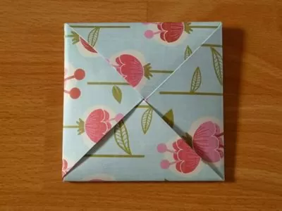 square origami envelope closed