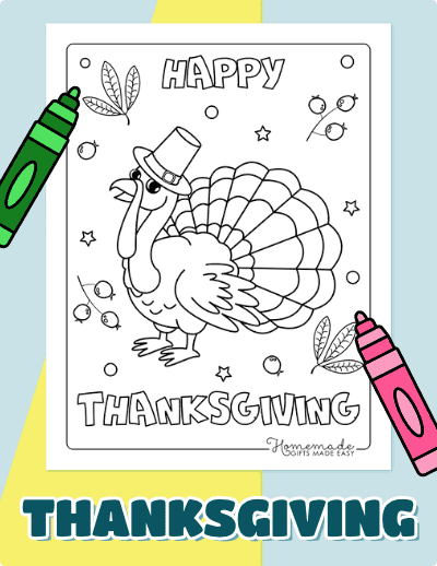 Thanksgiving Coloring Pages