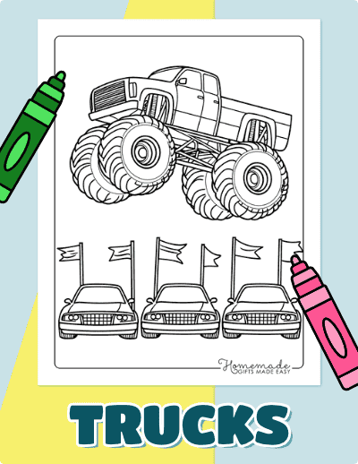 Truck Coloring Pages