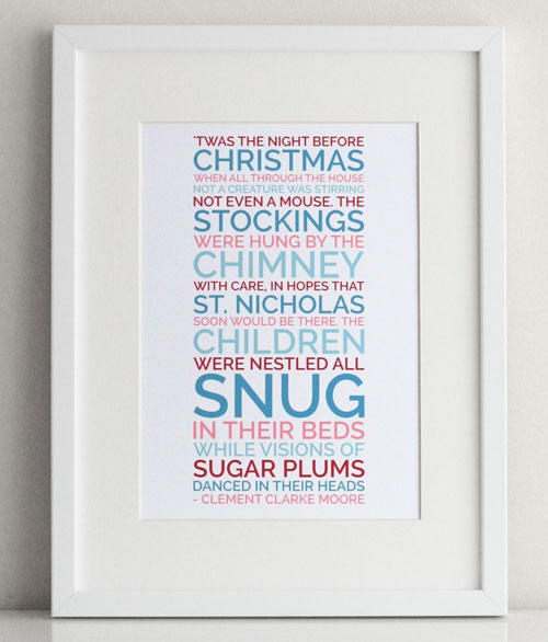 Personalized Christmas Poster