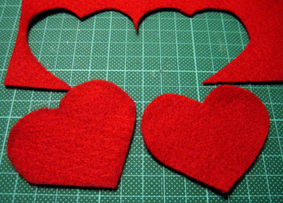 valentine craft projects felt heart brooch