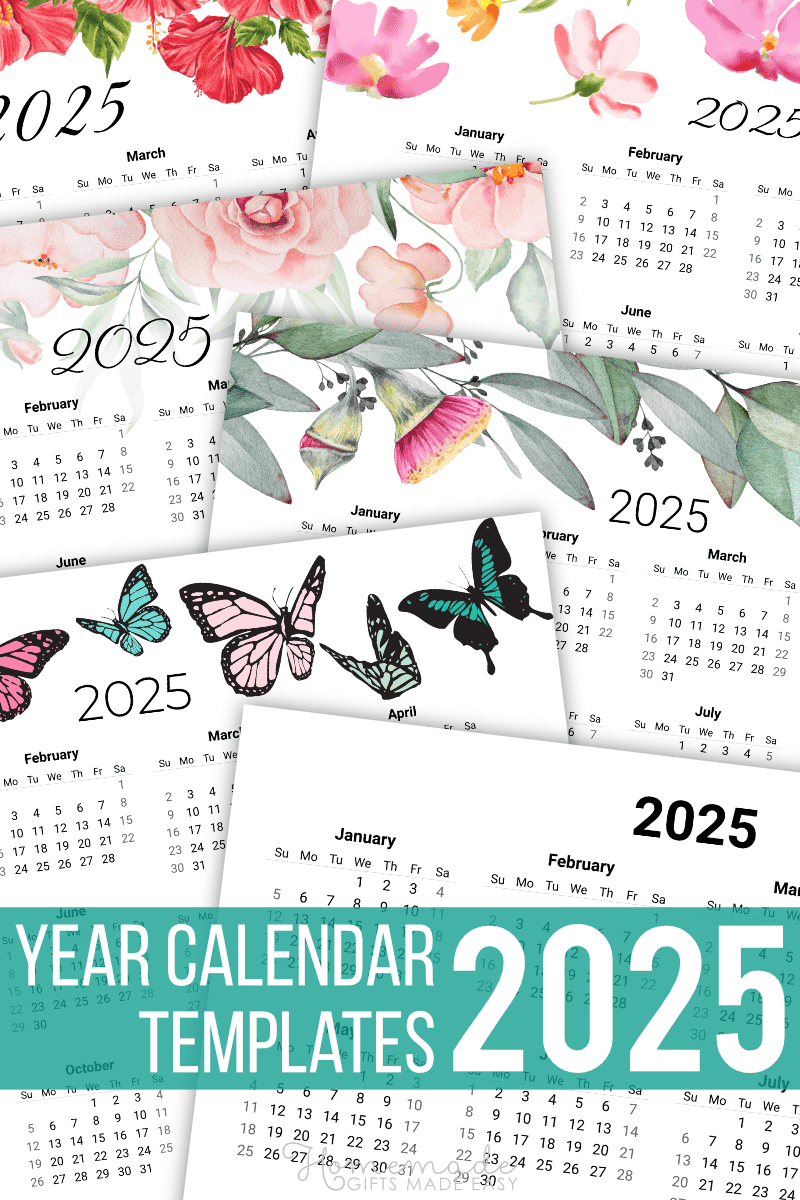 Calendar For 2025 Year Free Printable Free Natalie Dearth