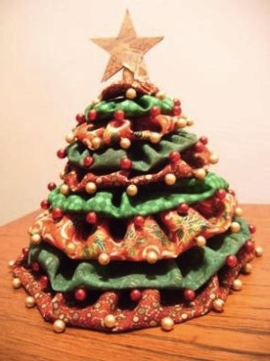 The finished Christmas tree